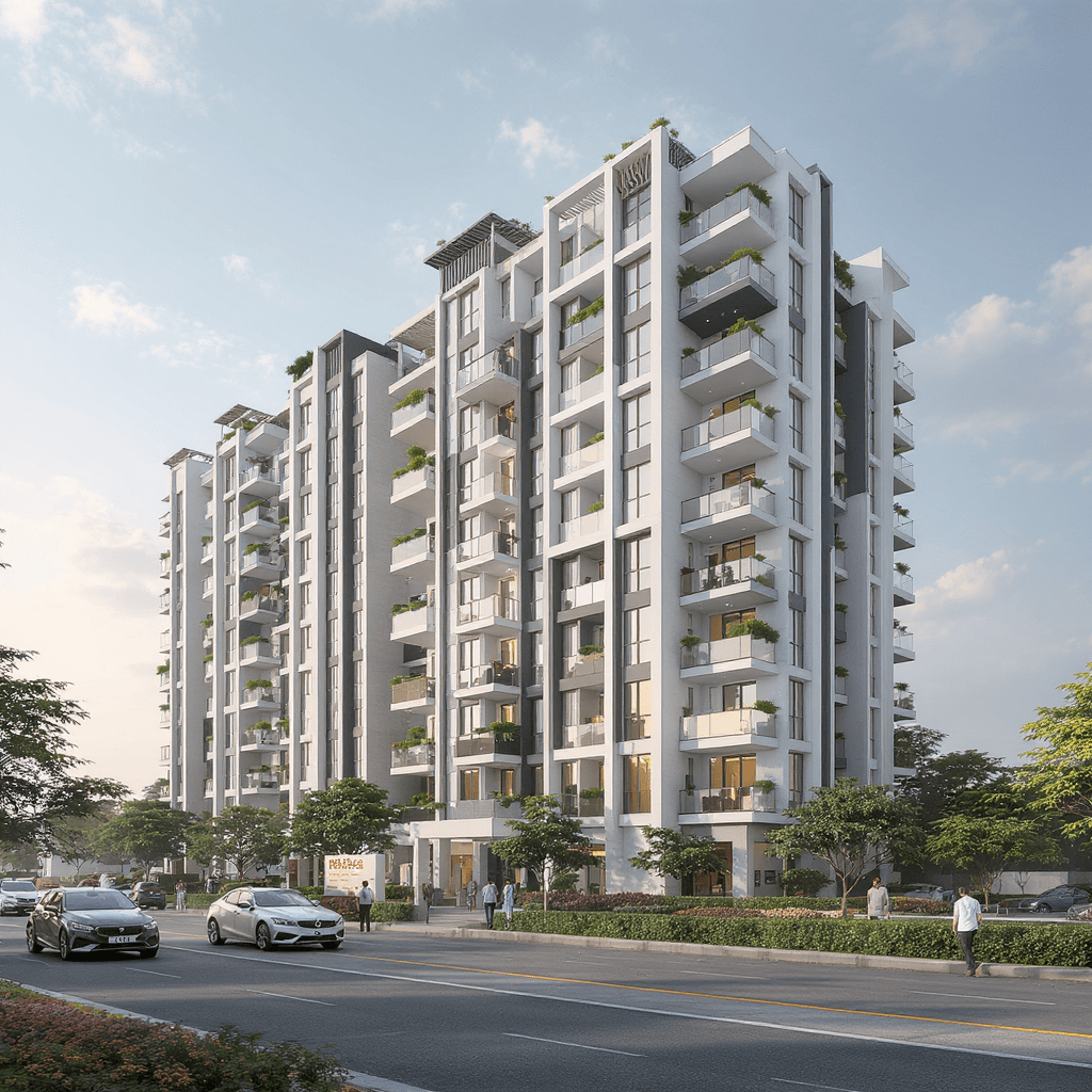 3 bhk price in chinchwad shown through modern residential apartments and buyer evaluation